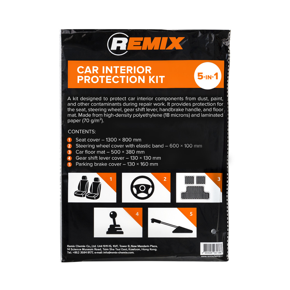 CAR INTERIOR PROTECTION KIT 5 IN 1